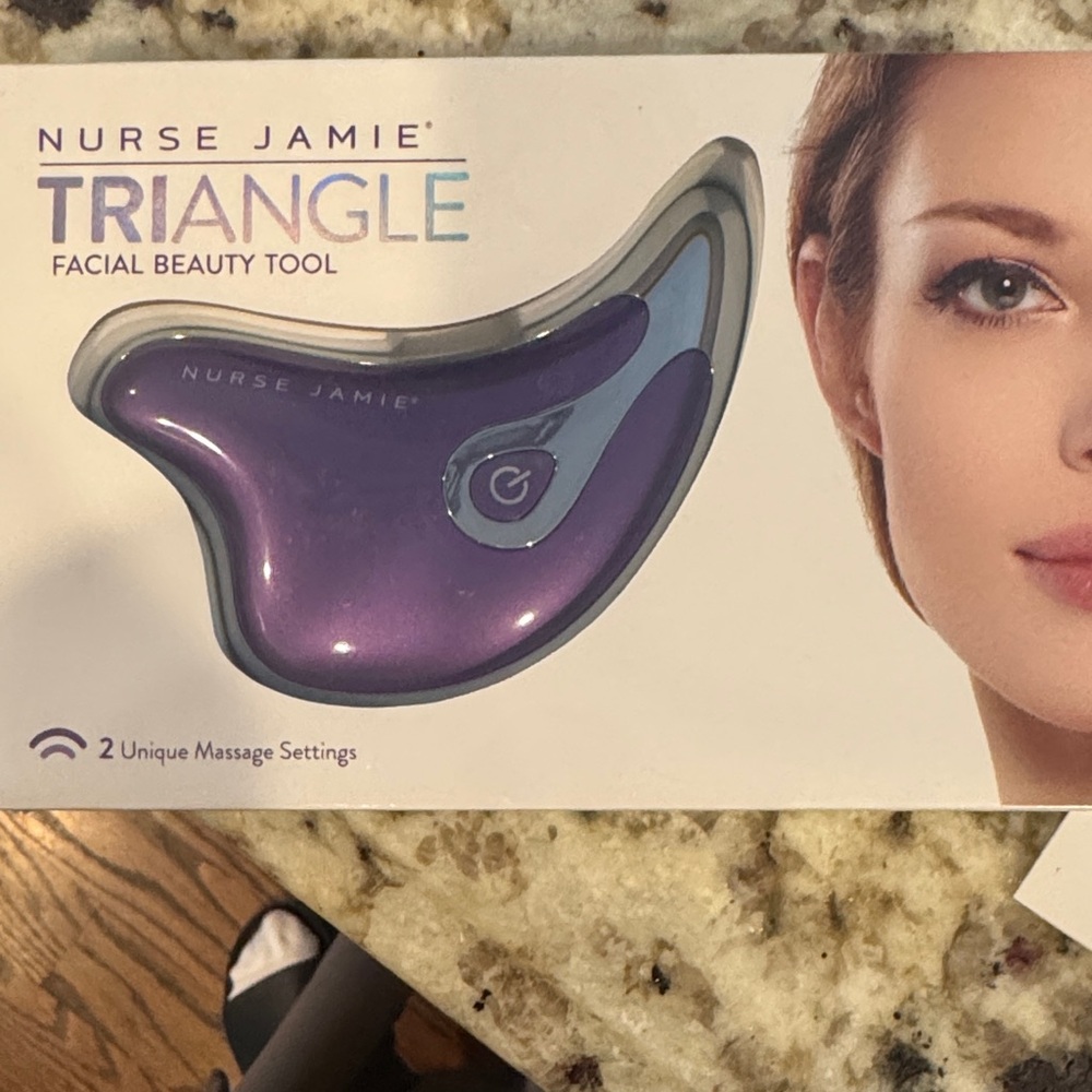 Nurse Jamie Purple Triangle Facial Beauty Tool